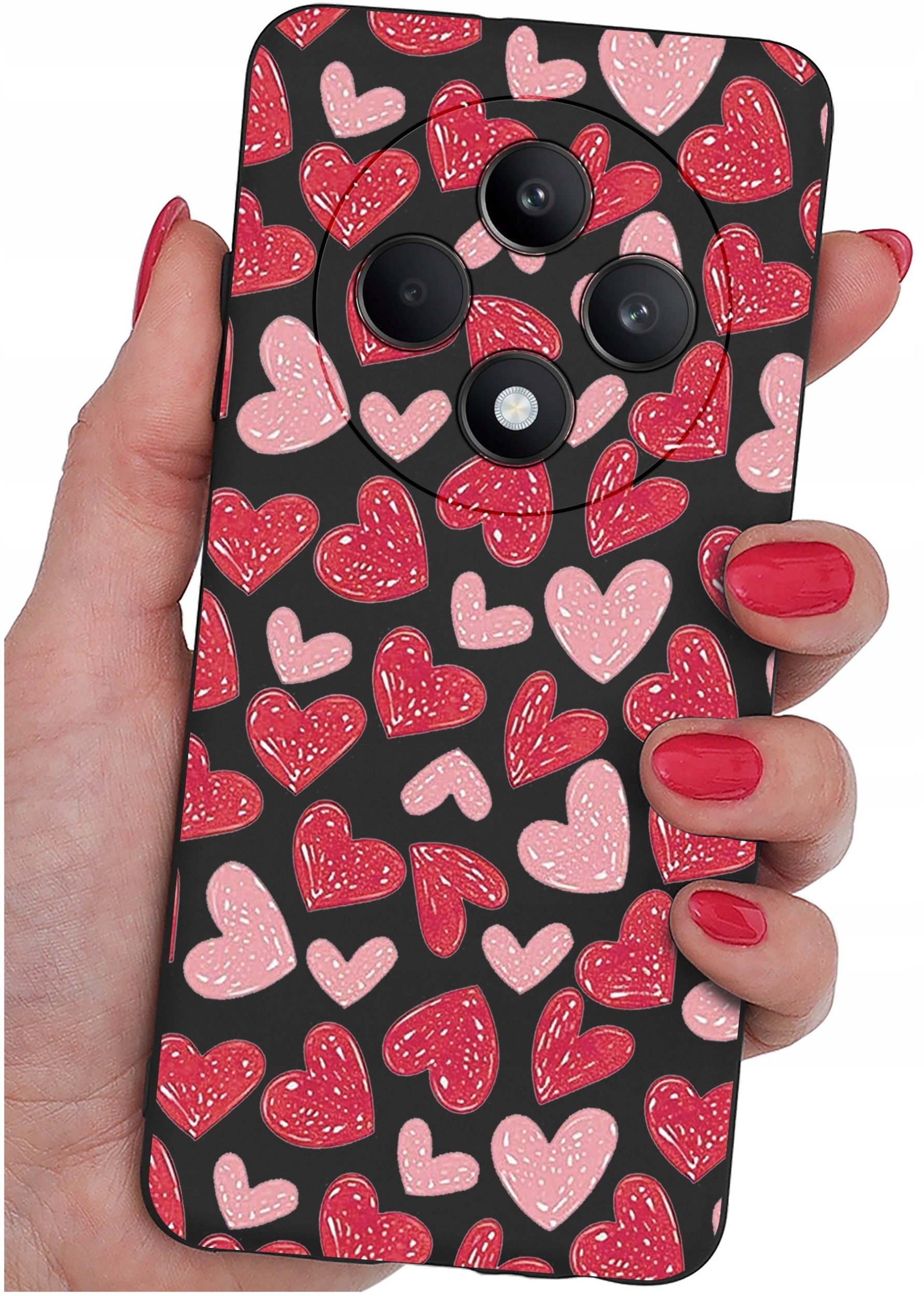 Etui do Oppo Reno 12 F 5G | 12 FS 5G WZORY |SILIKONOWE MATT CASE + SZKŁO 9H