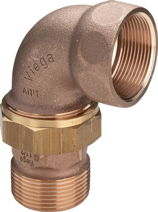 Viega Dwuzlacze kątowe 5/4 brąz