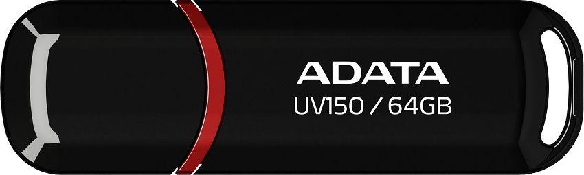 Pendrive ADATA UV150, 64 GB (AUV150-64G-RBK)