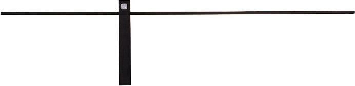 Kinkiet Nowodvorski Ledowa lampa ścienna IMPULSE 8116 kinkiet 10W 3000K czarna listwa