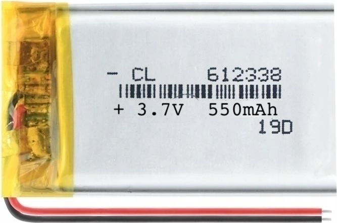 Liter Energy Battery Akumulator Li-Poly 550mAh 3.7V 612338