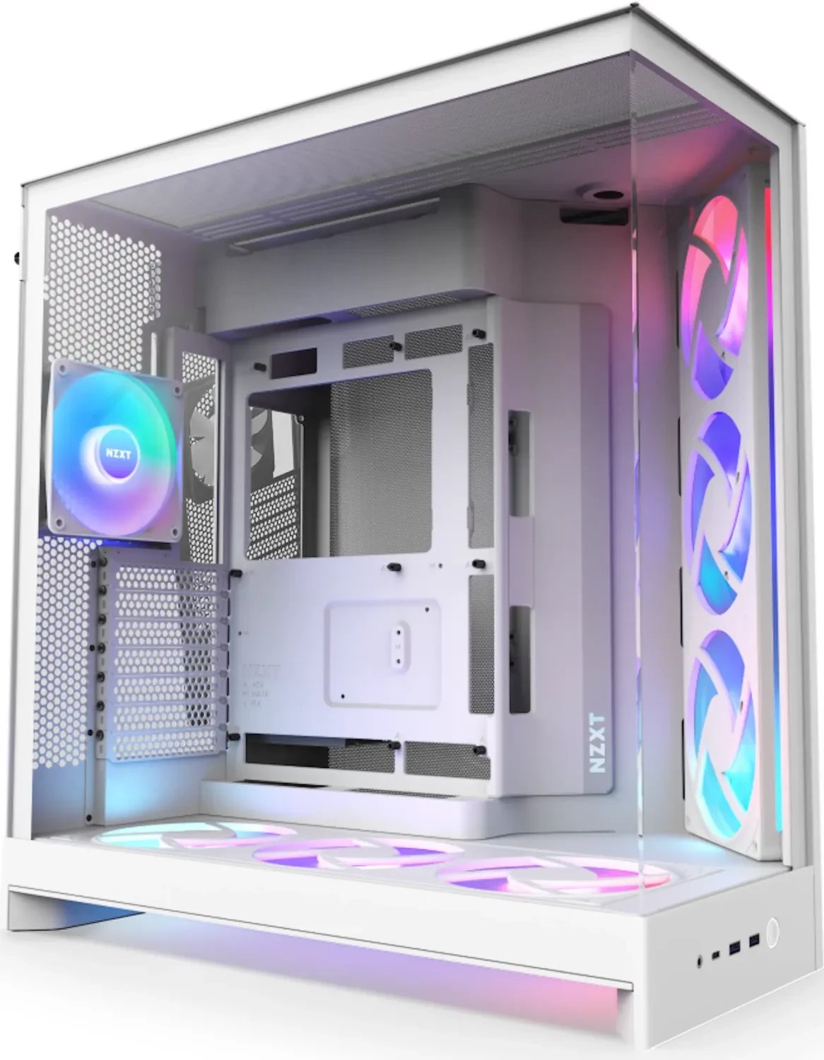 Obudowa Nzxt H9 Flow RGB+ biała (CM-H92FW-P1)
