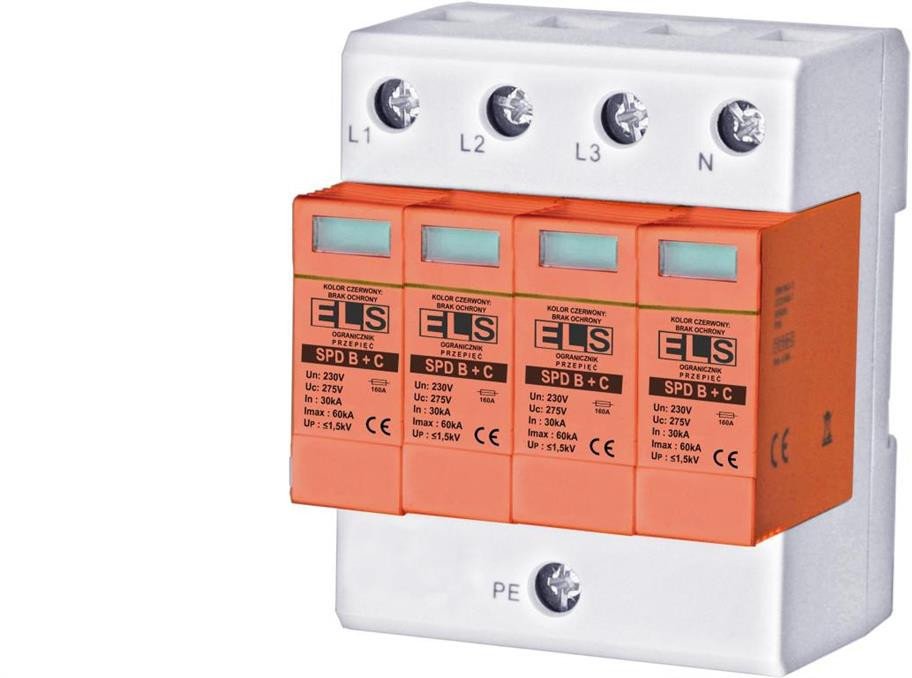 Ogranicznik przepięć ECO Typ T1+T2 5,0kA warystor T12 275/25 2+0 RC