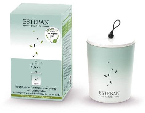 Esteban Paris Parfums Świeca zapachowa dekoracyjna 180g Pur Lin