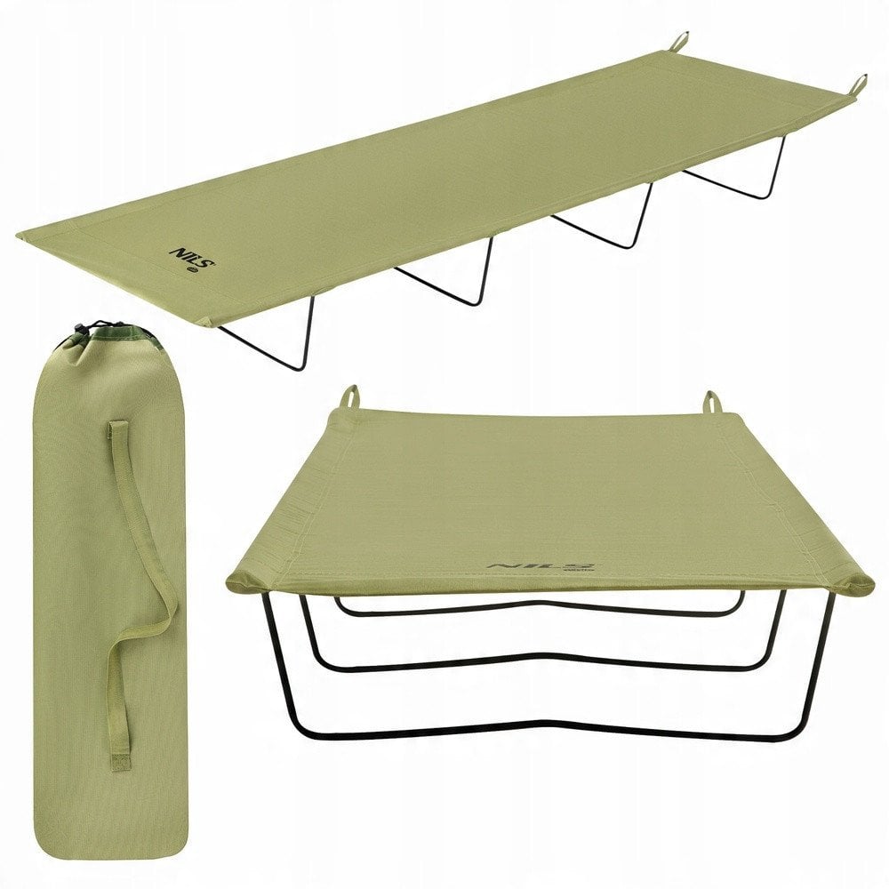 NC3504 ŁÓŻKO POLOWE ULTRA LIGHT ZIELONE NILS CAMP