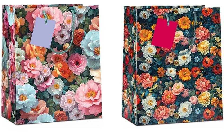 Pan Dragon Torba prezentowa Flower 32x26x12cm MIX