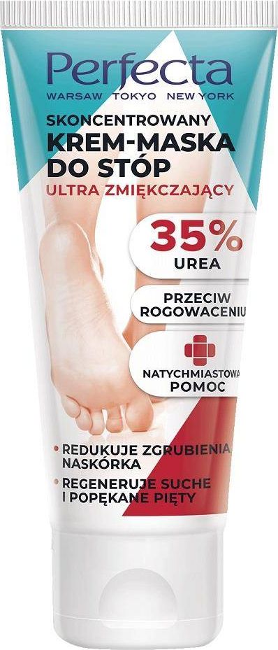 DEWYTRE Perfecta Ultra zmiękczający skoncentrowany krem-maska do stóp z 35% urea 80ml