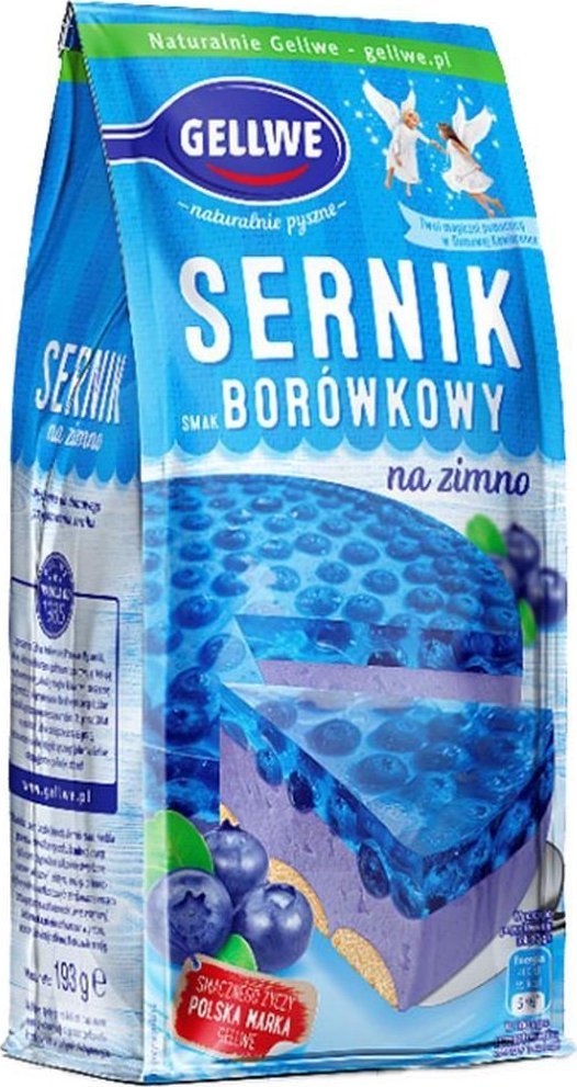 Gellwe Gellwe Sernik borówkowy na zimno 193g