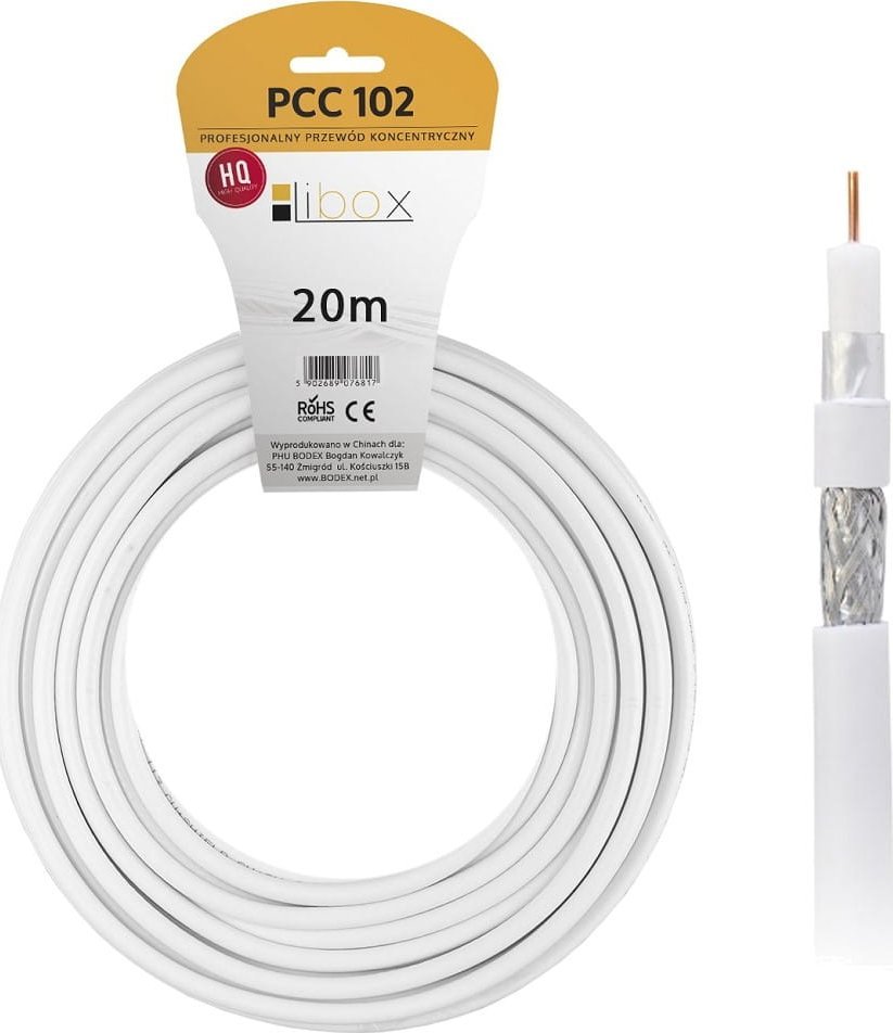 Libox Kabel SAT Trishield HD/20m PCC102-20 LIBOX