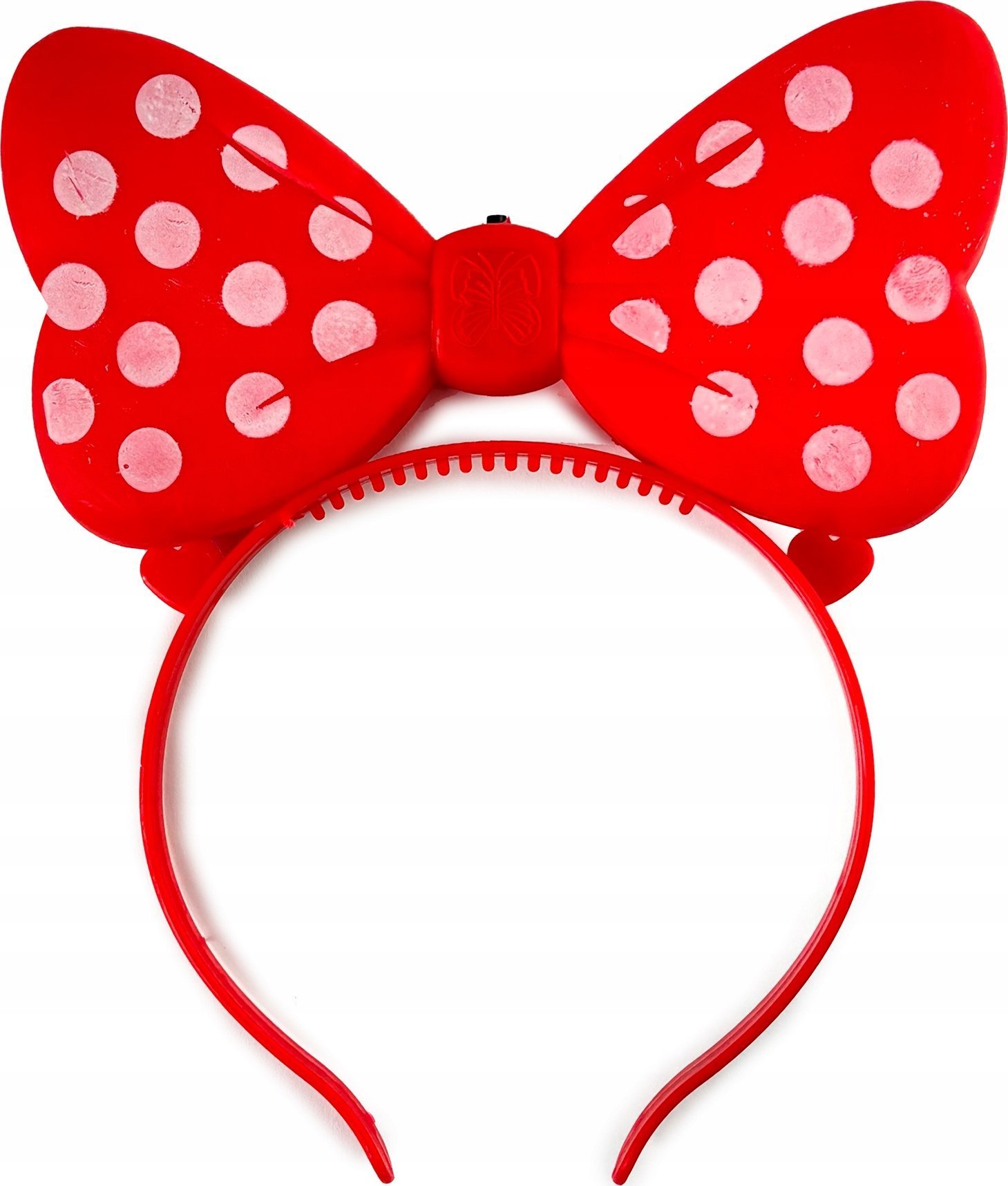 Norimpex *****Opaska świecąca kokarda różowa 1000020