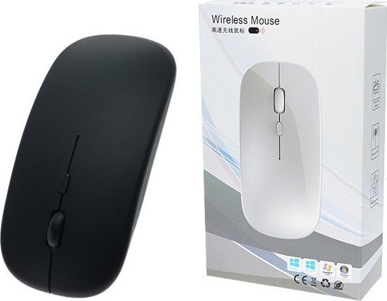 Mysz MYSZ OPTYCZNA BEZPRZEWODOWA 4D SLIMFIT CZARNA HQ