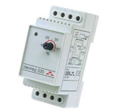Danfoss Termostat pokojowy DEVIreg 330 regulacja temperatury 5-45°C - 140F1072