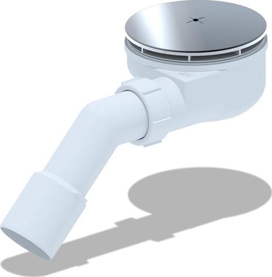 LOW SIPHON FOR SHOWER TRAY 90MM CHROME