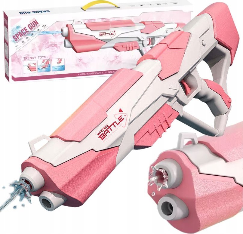 Pistolet Na Wodę Elektryczny Wodny Miotacz Automatyczny Zasysa Wodę Na Akum