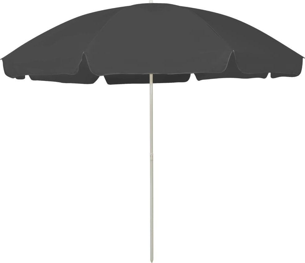 vidaXL Parasol plażowy, antracytowy, 300 cm