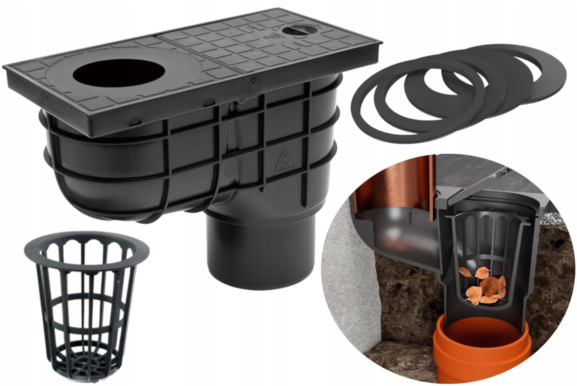 Chudej Dolny wpust kanalizacyjny D110