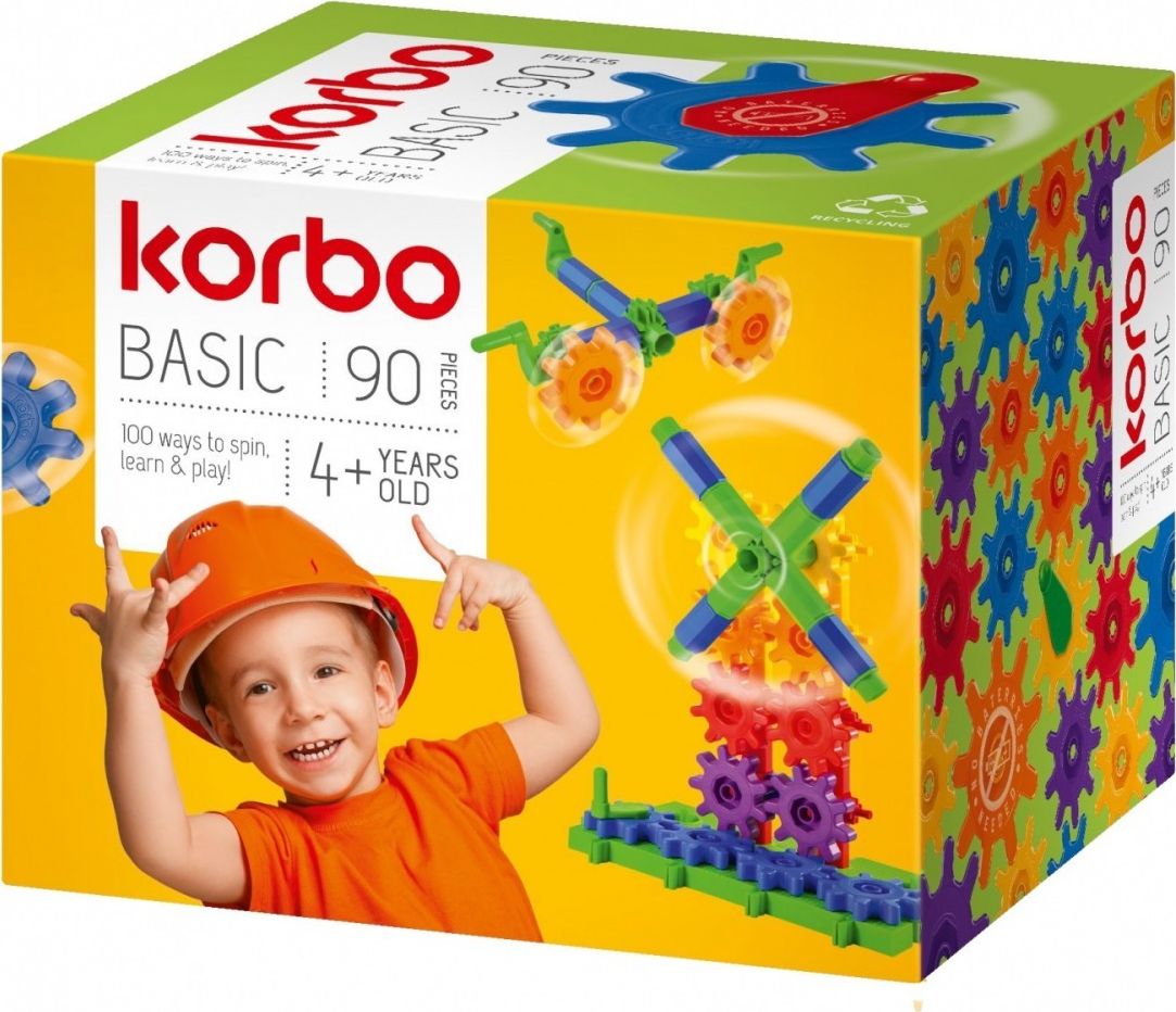Korbo Klocki Basic 90 elementów