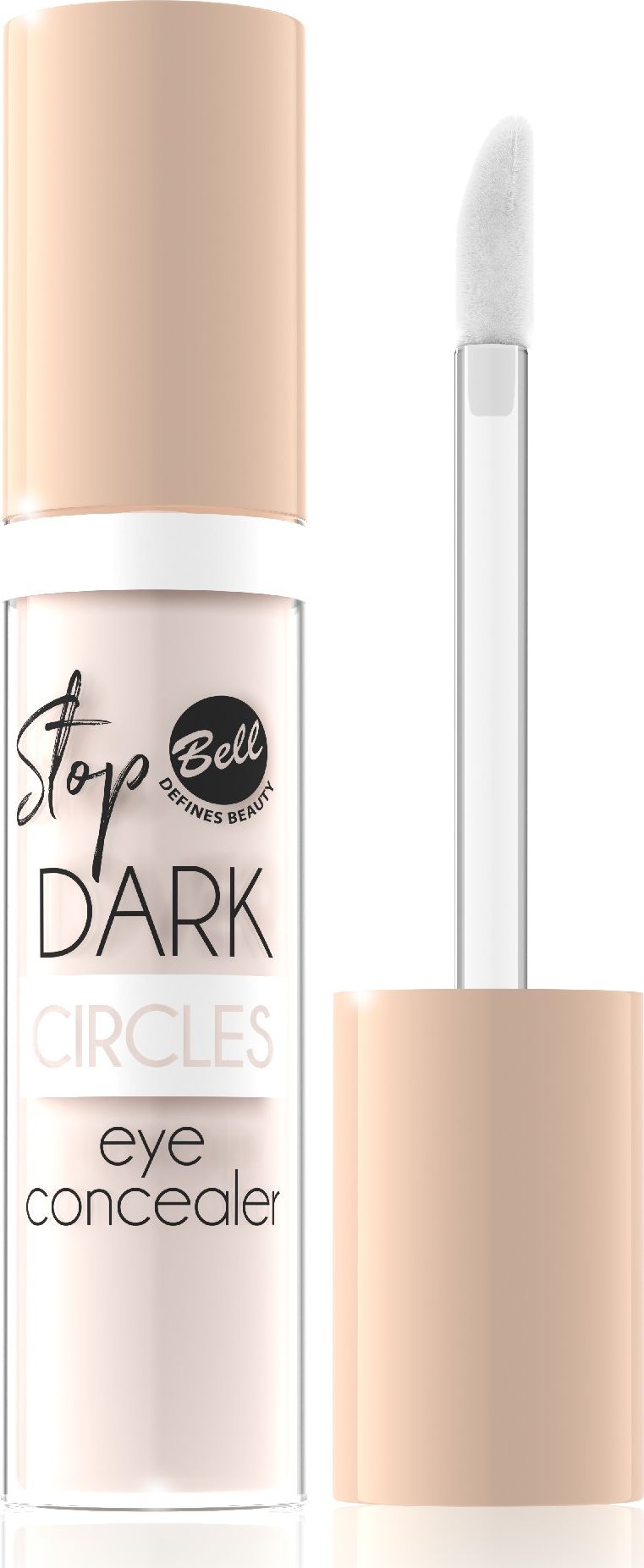 Bell Stop Dark Circles Korektor rozświetlający pod oczy w płynie 01 Soft Porcelain