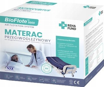 Reha Fund Materac przeciwodleżynowy rurowy BioFlote 5000