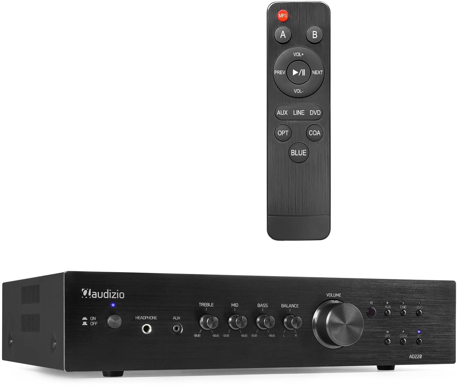 Wzmacniacz HiFi 2x 200W 8 Ohm AD220B Audizio one size