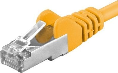 PremiumCord PREMIUMCORD Patch kabel CAT6a S-FTP, RJ45-RJ45, AWG 26/7 1,5m zółty