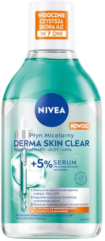 NIVEA_Derma Skin Clear płyn micelarny do demakijażu z 5% serum 400ml