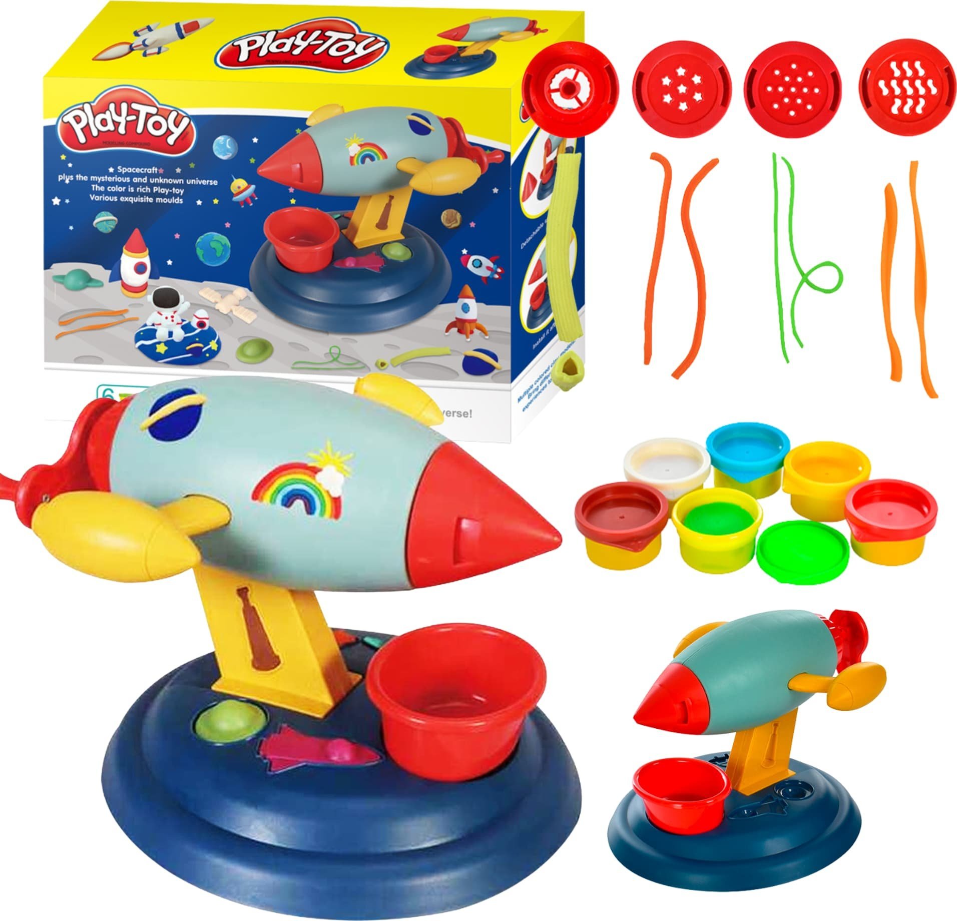 ProNice Ciastolina Plastelina Zestaw Kreatywny Maszynka Masa Plastyczna Samolot