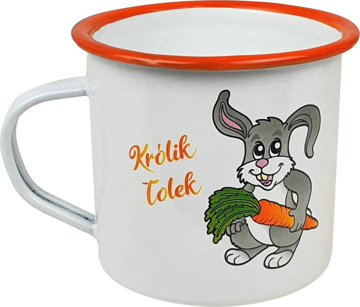 Tadar Kubek emaliowany 500 ml Królik Tolek