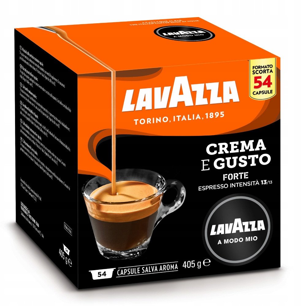 Lavazza Kapsułki A Modo Mio Krem i Mocny Smak 54 szt.