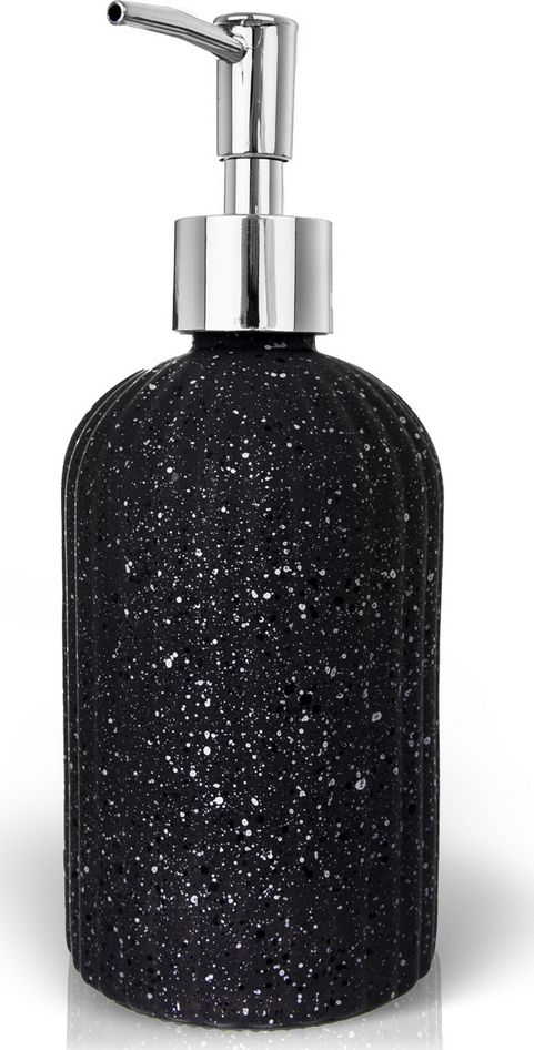 Dozownik do mydła Orion łazienkowy czarny (530777)