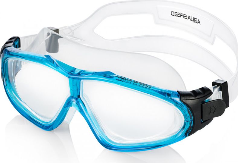 Aqua-Speed Gogle pływackie panoramiczne Sirocco jasnoniebieskie
