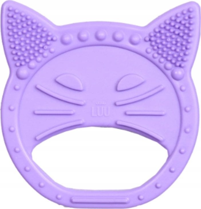 LUU KIDS-GRYZAK DLA DZIECI LUUISA THE CAT PURPLE