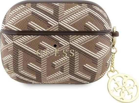 Guess Guess GUAPPGCE4CW AirPods Pro cover brązowy/brown GCube Charm