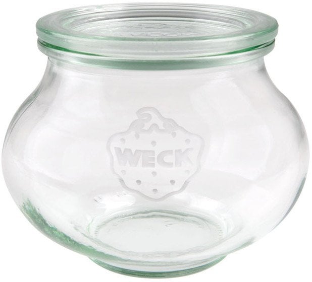 Słoik Deco 560 ml z pokrywą - op. 6 szt