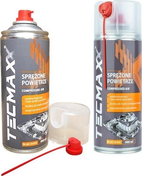 TECMAXX Sprężone Powietrze 400ml + słomka