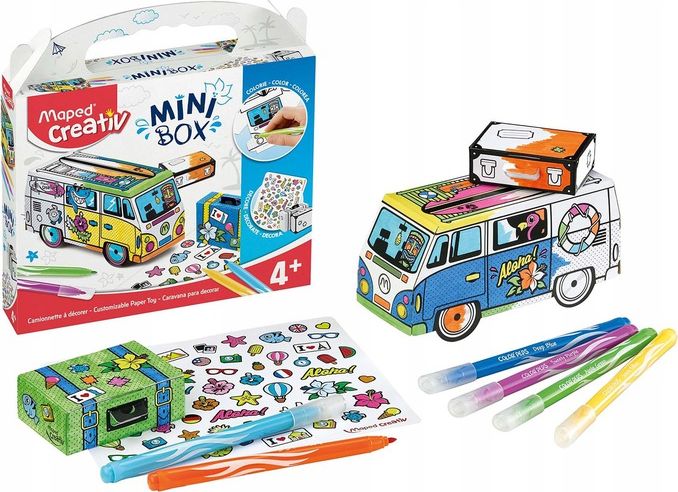 Zestaw kreatywny: Furgonetka i Walizki