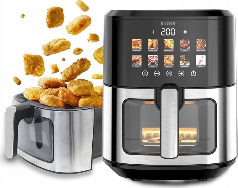 FRYTKOWNICA AF 770 CZARNA 6.5 L KOLOROWY PANEL