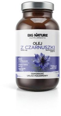 Big Nature Kapsułki Olej z czarnuszki 60 szt 84g