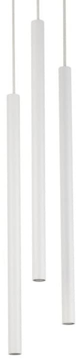 Lampa wisząca kaskadowa Sopel 33623 Sigma cylindriczne klosze biała