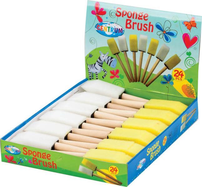 Centrum PĘDZEL GĄBKOWY CENTRUM 25X15X55MM, DŁUGOŚĆ 155MM