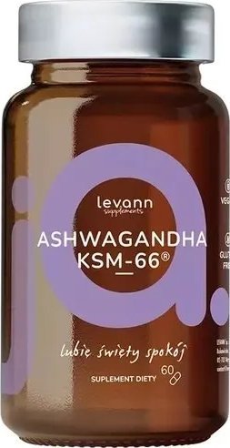 Levann Levann - jA Ashwagandha KSM-66, 60 kapsułek