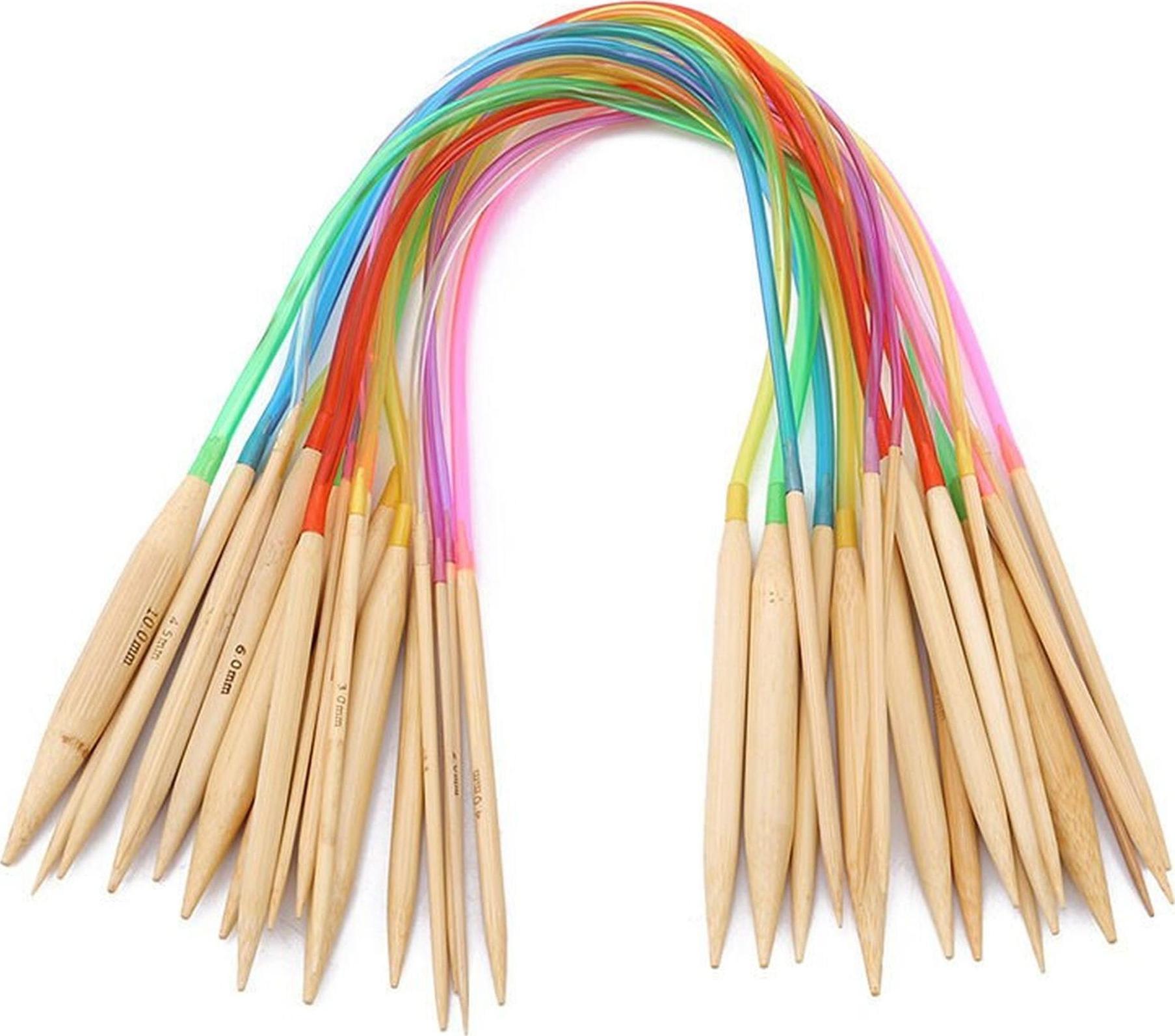 Import Druty na żyłce bambusowe 40 cm ( zestaw )