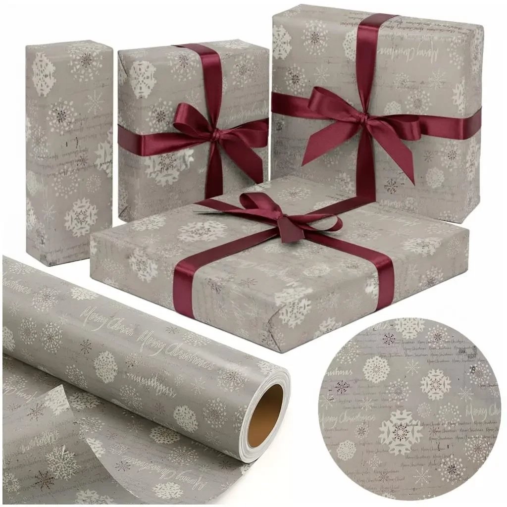 Papier śnieżynka Merry Christmas X-Strong 38cmx20m