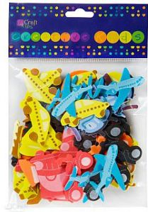 DP Craft Naklejki z pianki Transport