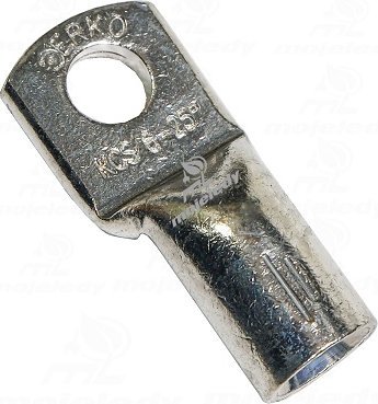 Erko Końcówka oczkowa rurowa KCS CU 25mm M6 1szt ERKO