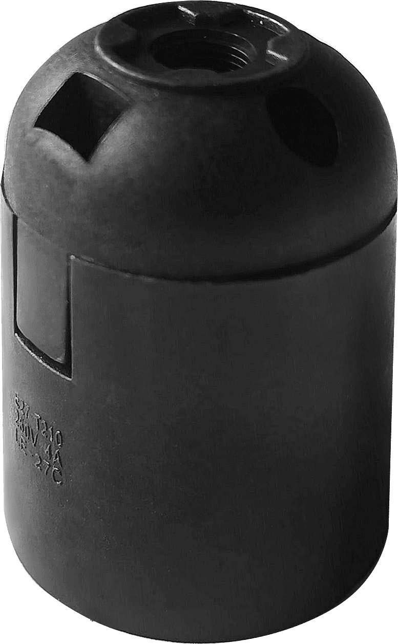 Orno Oprawka termoplastyczna E27, czarna, zestaw 40 szt.