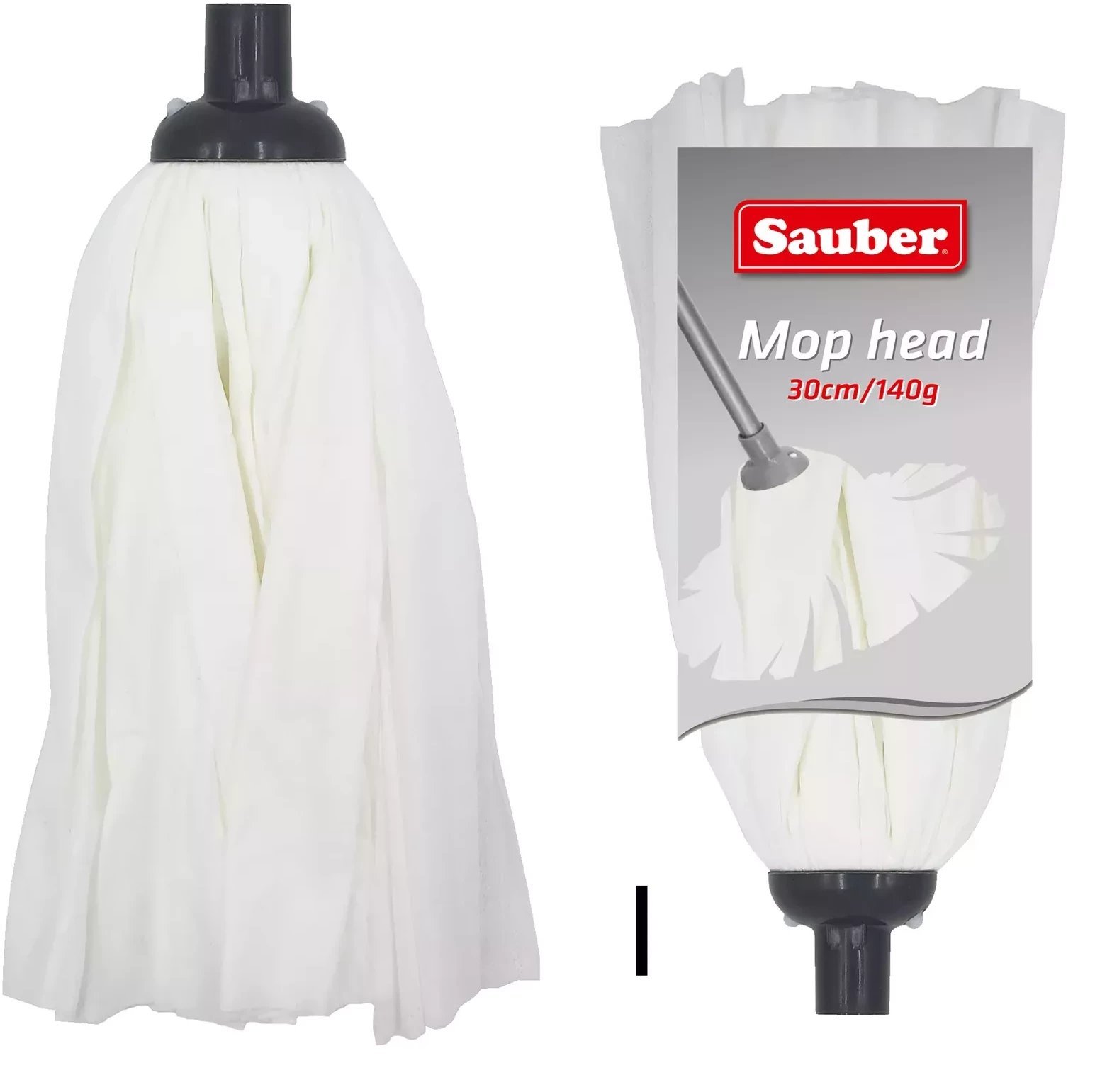 Apmainama mop galva viskoze/poliesters 140g / 30cm 4744561010660