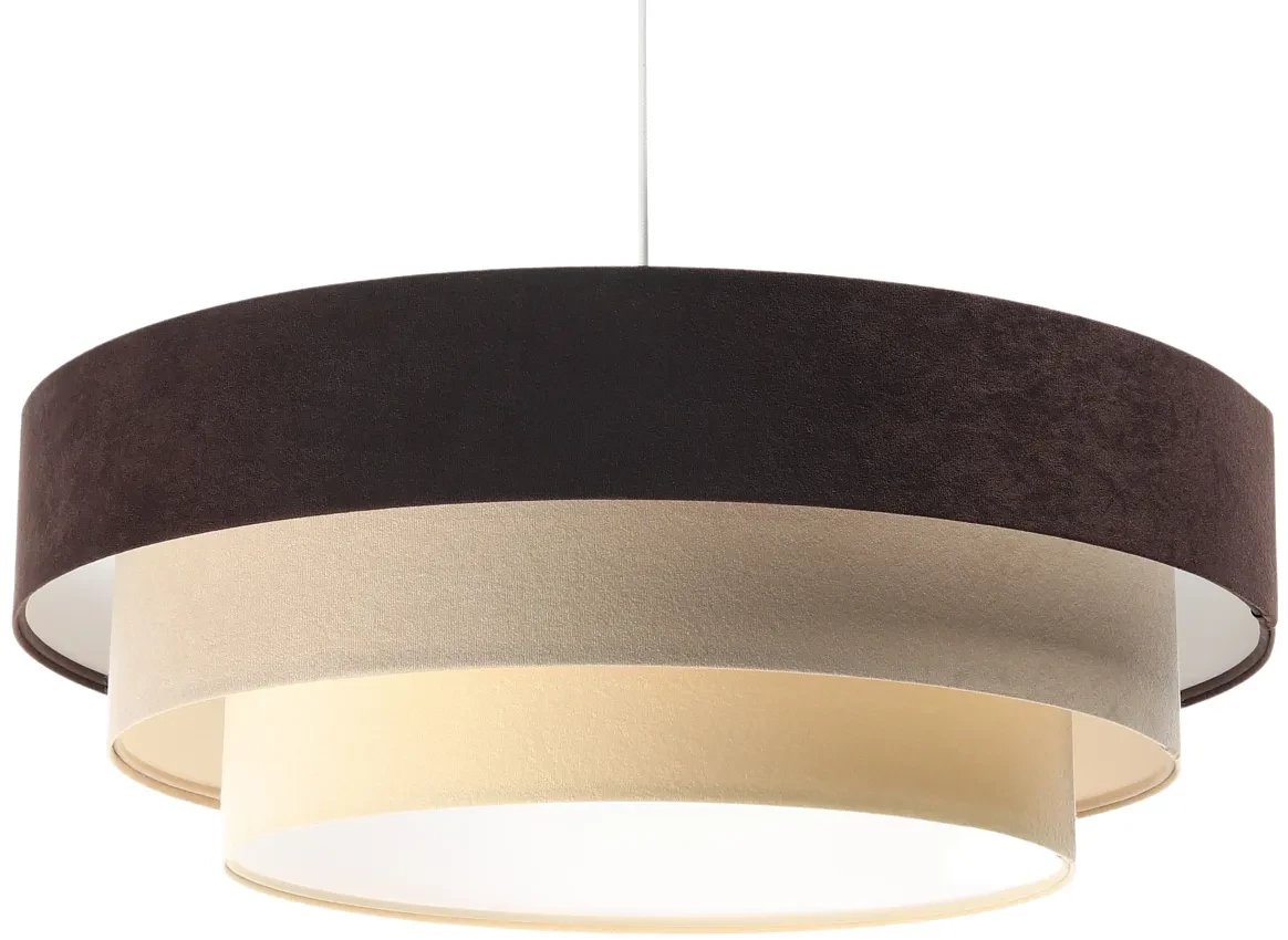 Lampa wisząca TRIO MIX brązowa/beżowa/biała BPS KONCEPT