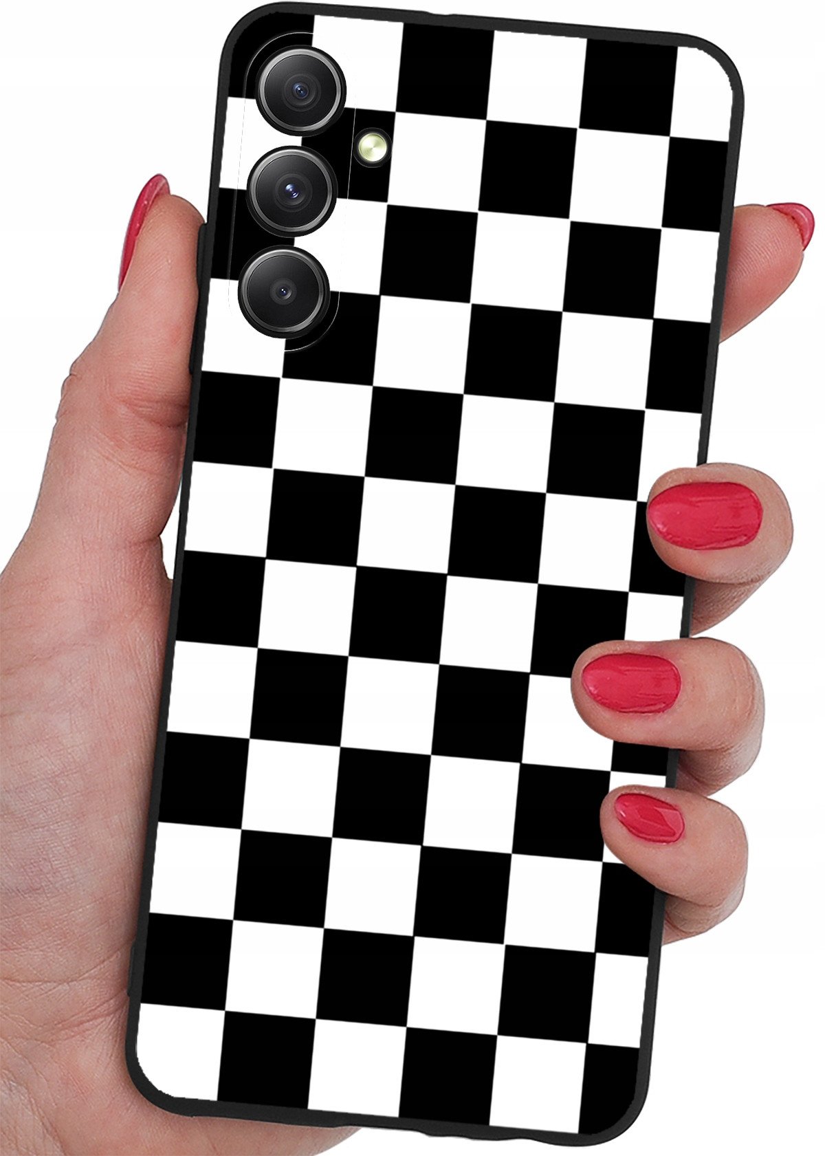 ETUI do Samsung Galaxy A55 5G CASE WZORY SOFT MATT PLECKI + SZKŁO 9H