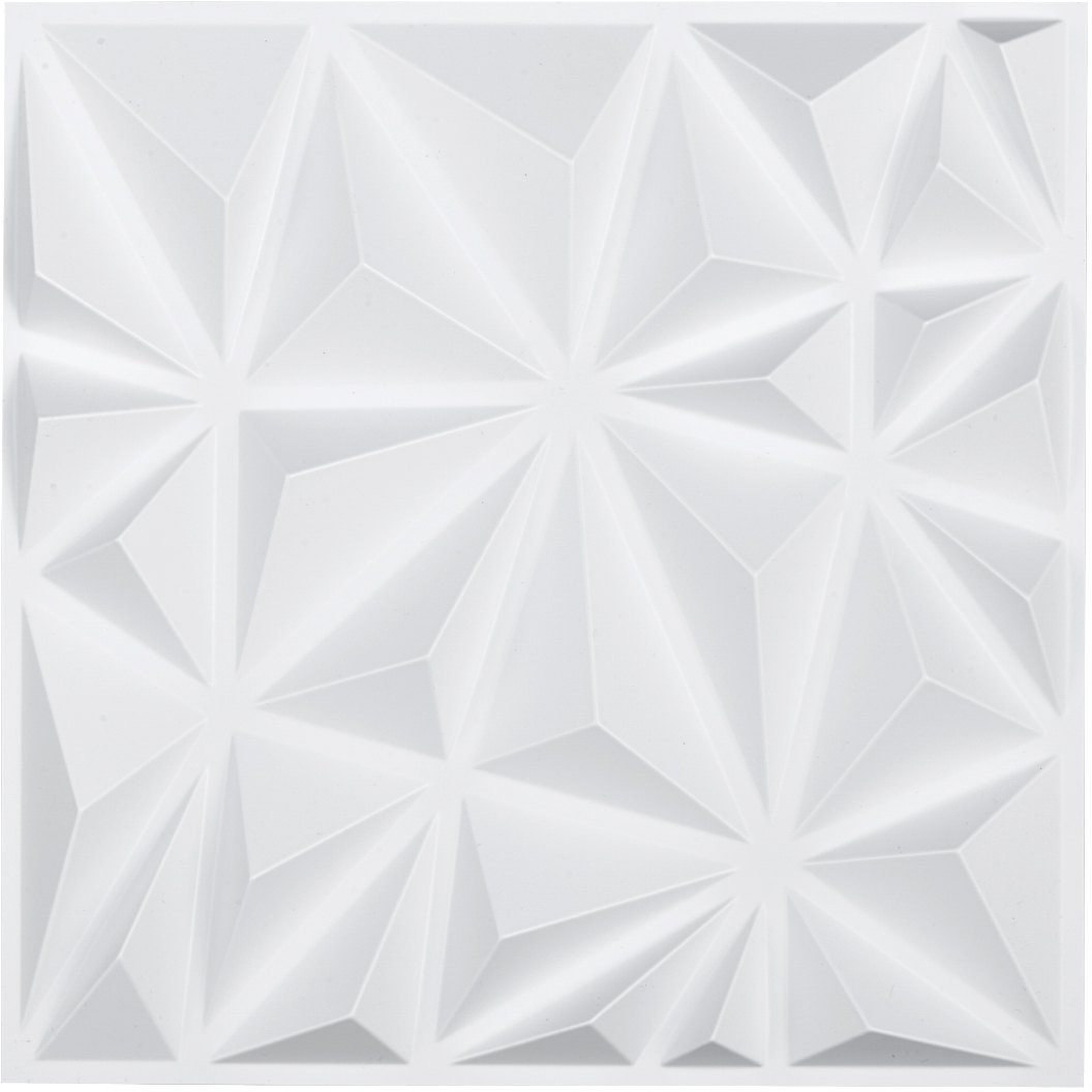 Panele Ścienne 3D - Białe Diamenty 2.97 m